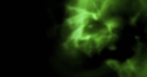 Ethereal Green Light Trails on Mysterious Black Background - Download Free Stock Images Pikwizard.com