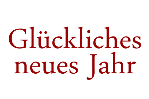 Glückliches Neues Jahr Text Transparent Background Celebration