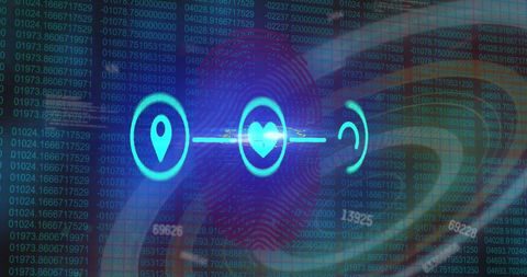 Digital Data Processing with Futuristic Interfaces - Download Free Stock Images Pikwizard.com