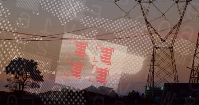 Power Transmission with Digital Overlay at Dusk