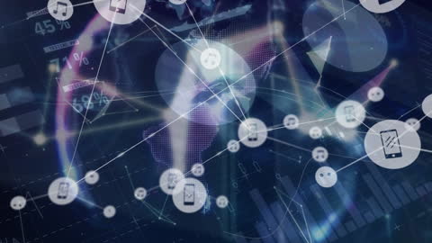 Network of Digital Connections and Data Processing