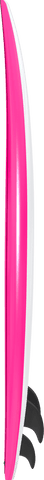 Bright Pink Surfboard on Transparent Background