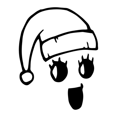 Smiling face on transparent background illustrating happiness