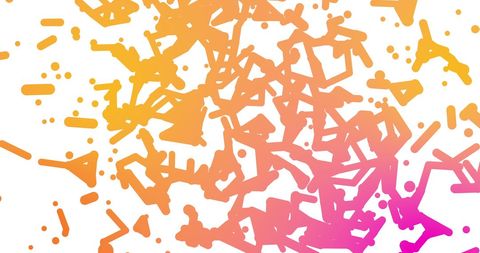 Vibrant Neon Network Abstract on White Background - Download Free Stock Images Pikwizard.com