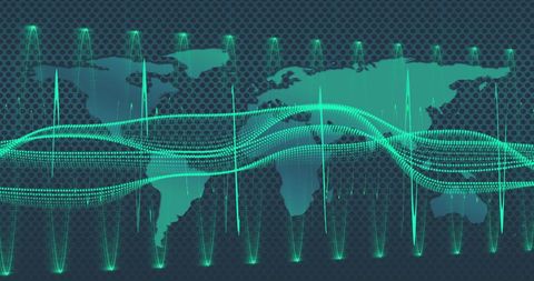 Global Data Networks and Technological Connectivity Concept - Download Free Stock Images Pikwizard.com