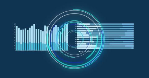 Futuristic Data Visualization with Scope Interface - Download Free Stock Images Pikwizard.com