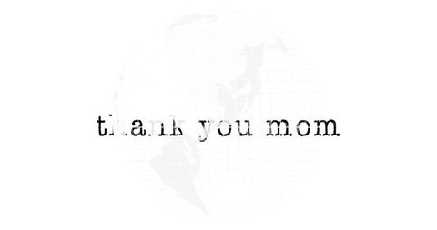 Minimalist Design with 'Thank You Mom' Typography - Download Free Stock Images Pikwizard.com