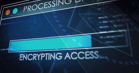 Digital Data Processing and Encryption Illustration - Download Free Stock Images Pikwizard.com