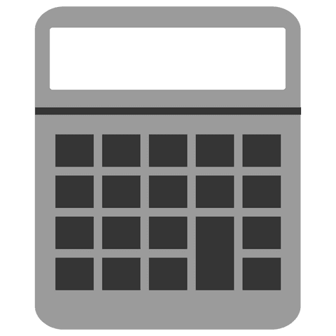 minimalist digital calculator on transparent background for educational use - Download Free Stock Videos Pikwizard.com