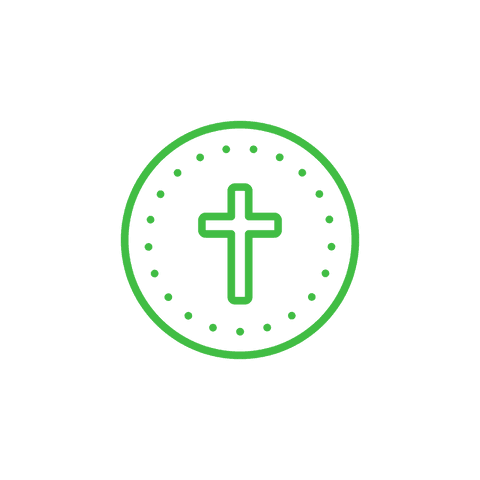minimalist green cross in circle on transparent background - Download Free Stock Videos Pikwizard.com