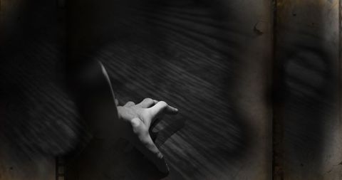 Creepy Hand Reaching Out from Darkness - Download Free Stock Images Pikwizard.com