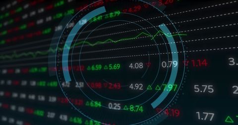 Digital Stock Market Interface with Futuristic Scope - Download Free Stock Images Pikwizard.com