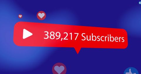 Social Media Subscriber Growth Indicator Background - Download Free Stock Images Pikwizard.com