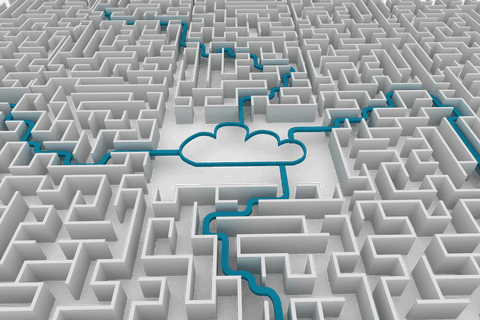 blue cloud in white labyrinth on transparent background - Download Free Stock Videos Pikwizard.com