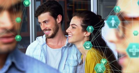 Diverse Team Navigating Global Business Network