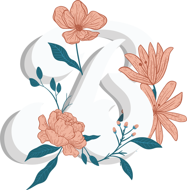 Elegant Transparent Ampersand with Floral Details on Isolated Background - Download Free Stock Videos Pikwizard.com