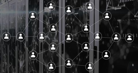 Network Connections in Modern Data Center - Download Free Stock Images Pikwizard.com