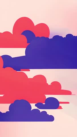 Vibrant Abstract Shapes in Bold Colors Creating Dynamic Patterns