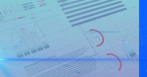Digital Data Visualization with Abstract Blue Light Trails - Download Free Stock Images Pikwizard.com