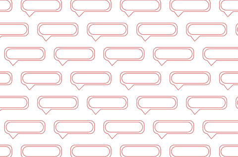 Red Speech Bubble Pattern on Transparent Background Design - Download Free Stock Videos Pikwizard.com