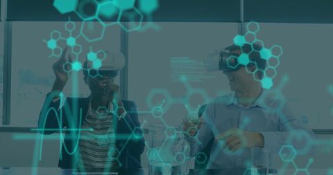 Medical Data Visualization with VR Technology in Research Lab - Download Free Stock Images Pikwizard.com