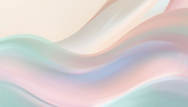 Pastel silk waves flowing diagonal abstract gradient for soft modern design