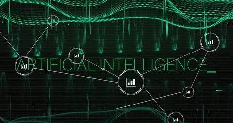 artificial intelligence network with digital connections - Download Free Stock Images Pikwizard.com