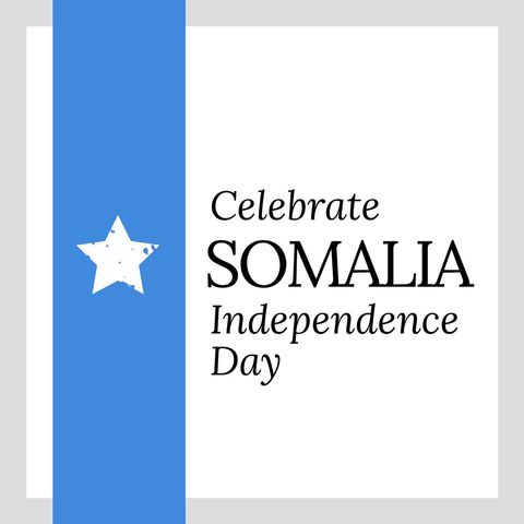 Celebrating Somalia Independence Day with National Flag - Download Free Stock Templates Pikwizard.com