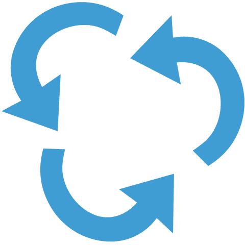 Blue Circular Arrows on Transparent Background Illustration - Download Free Stock Videos Pikwizard.com