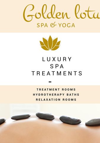 serene wellness spa with stone therapy highlights - Download Free Stock Templates Pikwizard.com