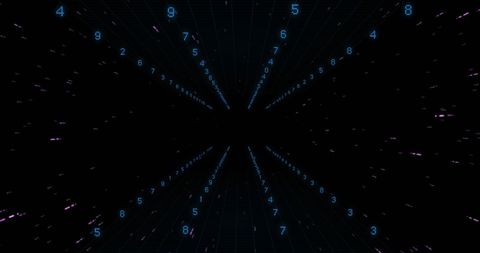 Data Flow and Digital Light Trails on Black Background - Download Free Stock Images Pikwizard.com