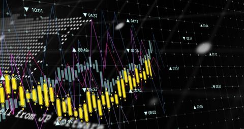 Stock Market Data Visualization with Global Financial Indicators - Download Free Stock Images Pikwizard.com