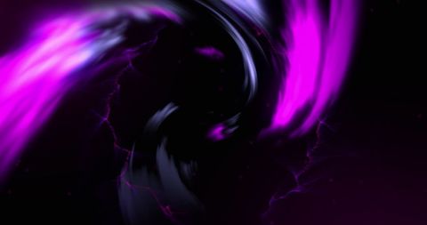 Glowing Purple and Blue Digital Waves on Black Background - Download Free Stock Images Pikwizard.com