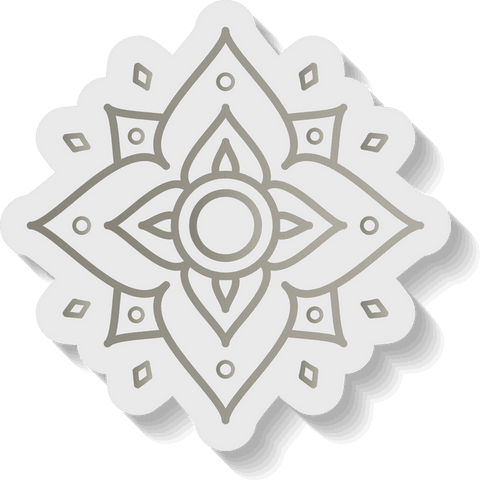symmetrical geometric mandala design on transparent background - Download Free Stock Videos Pikwizard.com