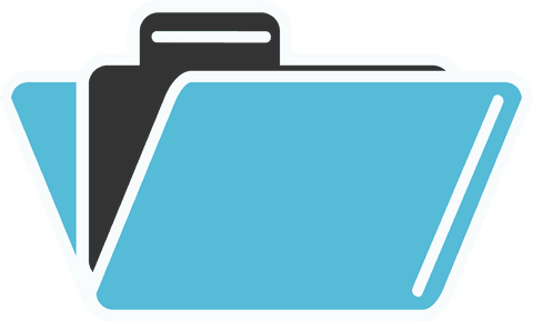Digital Blue Folder Icon on Transparent Background for Data Storage Concepts - Download Free Stock Videos Pikwizard.com