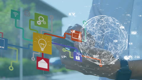 Digital Connectivity Concept with Futuristic Technology