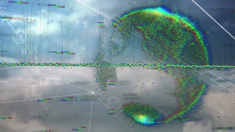 Global Connections in Digital Data Network Conceptual Art