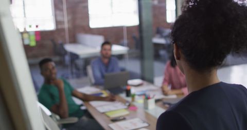 Engaged Team in Dynamic Business Meeting