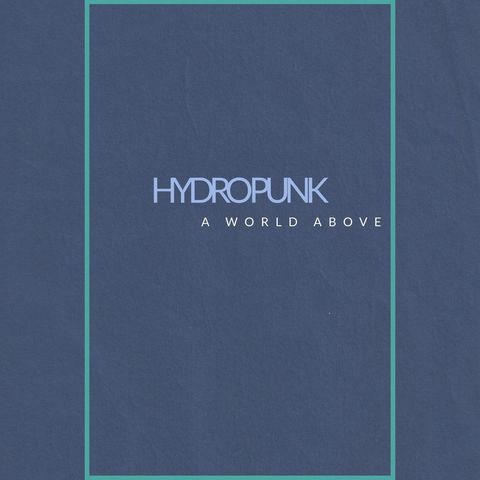 Hydropunk Music Album Cover Concept with Blue Theme - Download Free Stock Templates Pikwizard.com