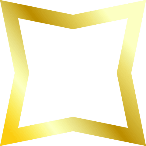 transparent golden frame with star-shaped outline for layering - Download Free Stock Videos Pikwizard.com