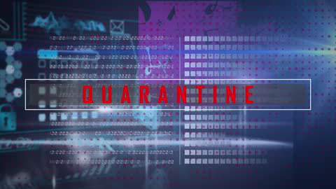 Digital Quarantine Data Security Animation