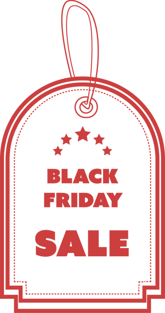 Transparent Black Friday Sale Tag Illustration on Clear Background - Download Free Stock Videos Pikwizard.com