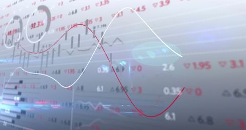 Abstract 3D Digital Financial Data Interface Background - Download Free Stock Images Pikwizard.com