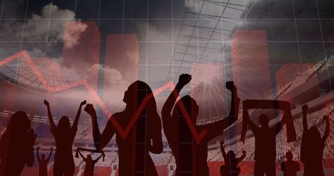 Analyzing Sports Data Amid Enthusiastic Stadium Crowd - Download Free Stock Images Pikwizard.com
