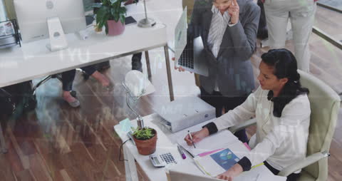 Financial Data Processing in a Busy Office Environment