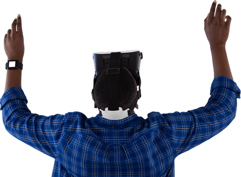 transparent vr exploration enthusiast with virtual reality headset - Download Free Stock Videos Pikwizard.com