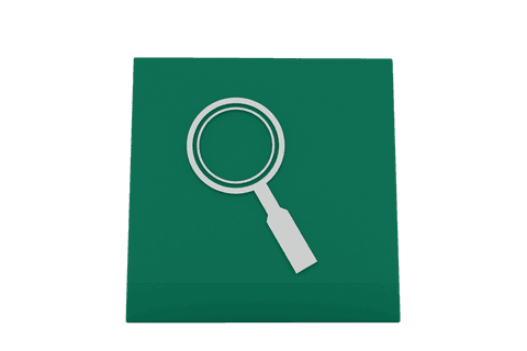 transparent magnifying glass icon on green background isolated - Download Free Stock Videos Pikwizard.com