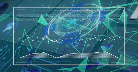 Futuristic Digital Infographic with Holographic Interface - Download Free Stock Images Pikwizard.com