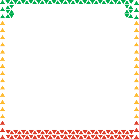 minimalistic african-inspired triangle border design on transparent base - Download Free Stock Videos Pikwizard.com