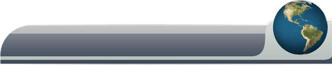 Digital News Bar with Globe Element on Transparent Background - Download Free Stock Videos Pikwizard.com